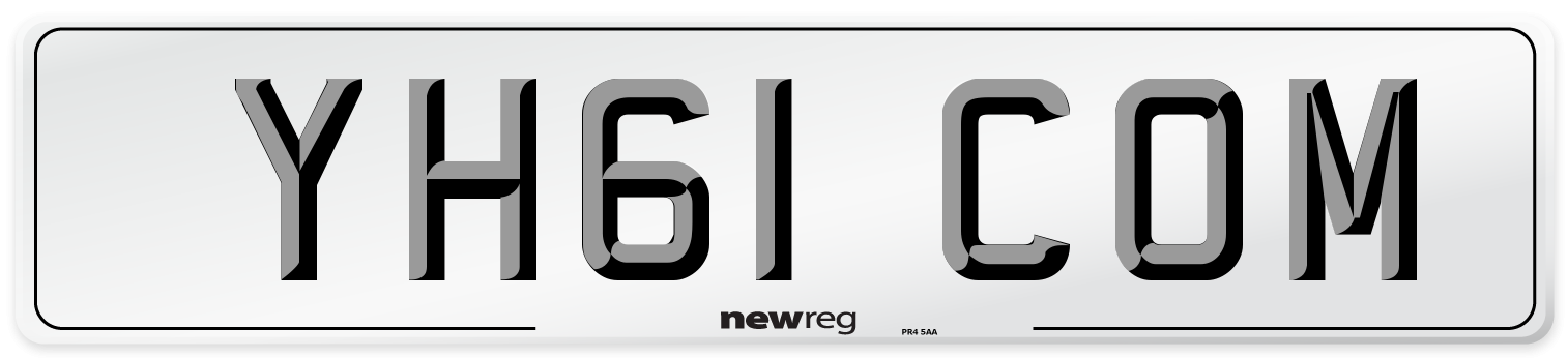 YH61 COM Number Plate from New Reg